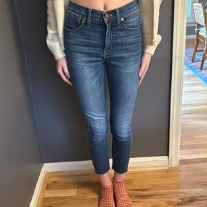 Madewell high rise 10” skinny